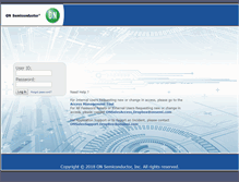 Tablet Screenshot of onsalestest.onsemi.com